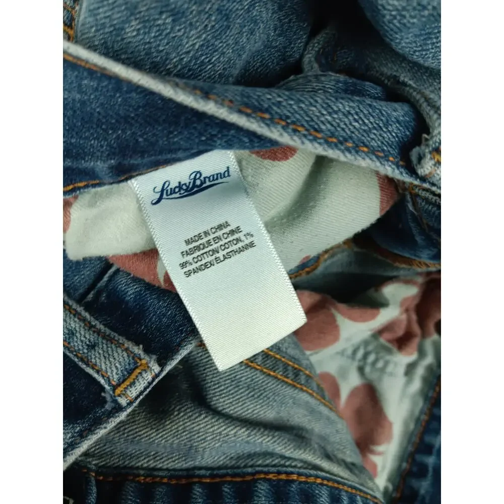 Lucky Brand 361 Vintage Straight Jeans Mens 33X31 Blue Whiskered Casual Street - Picture 8 of 14